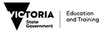 Victoria State Government Education and Training logo